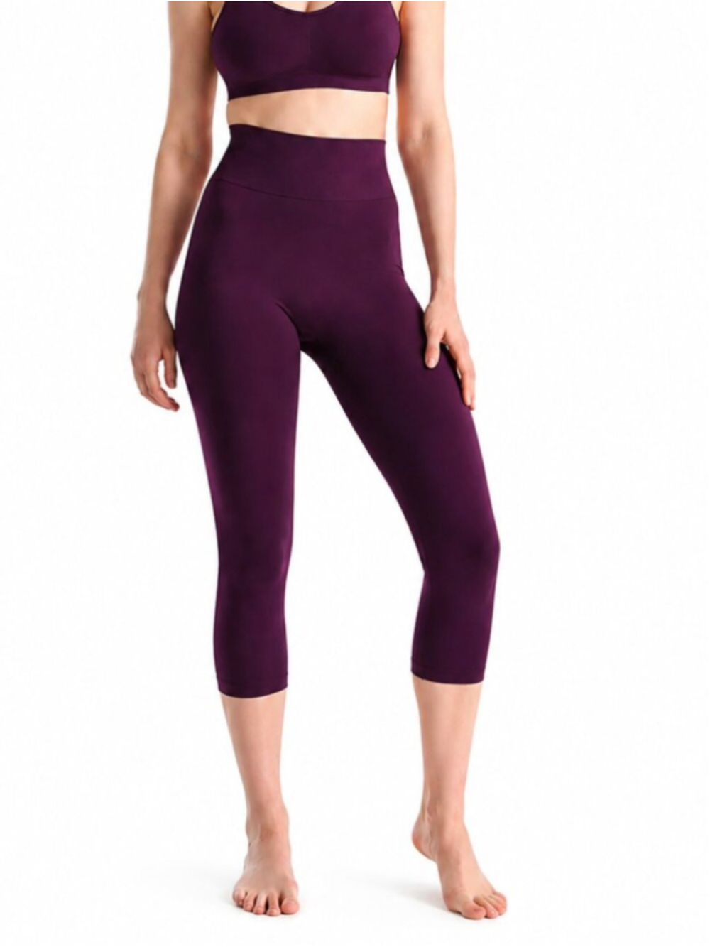 KNIX Good To Go 25" Leggings Purple XL Seamless High Rise Supportive Colorful